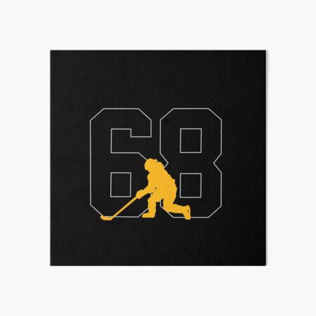 Item preview, Jagr 68 Pittsburgh Hockey Icon designed and sold by Bored Imagination .