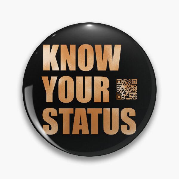Item preview, Know Your Status w/QR Code designed and sold by Designs by Modem.