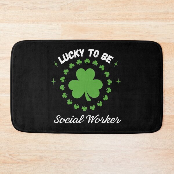 Item preview, Lucky To Be Social Worker designed and sold by FestivityFinds.