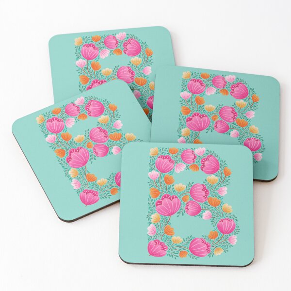 Item preview, Floral letter B designed and sold by Kaushlydraw.