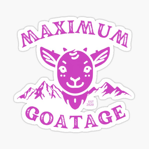 Item preview, Purple Maximum Goatage designed and sold by pUNKnown.