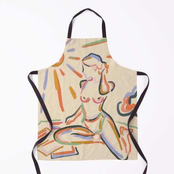 Item preview, Self Love, Abstract Bohemian Woman Line Art, Feminism Boho Eclectic Beach Summer Sunny Reader designed and sold by 83oranges.com.