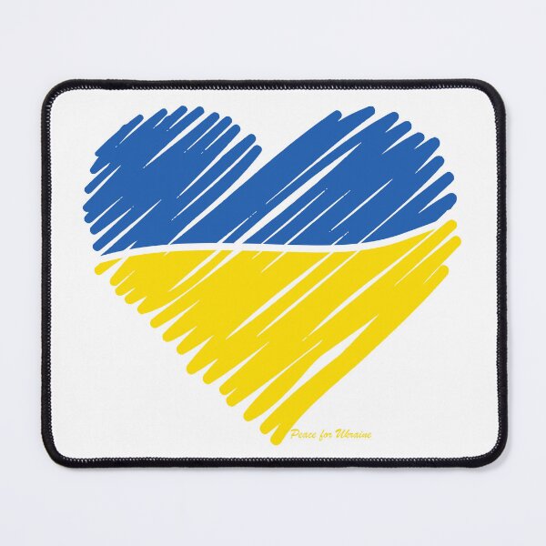 Item preview, Ukraine Peace Heart Flag 2 designed and sold by IBTees.