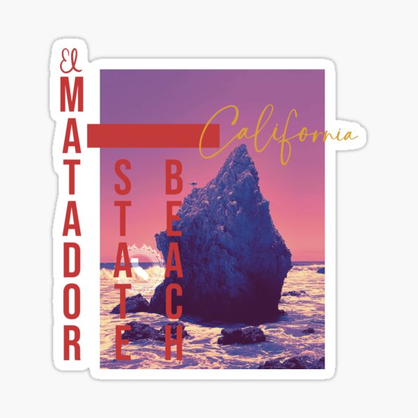 El Matador State Beach, California Sticker