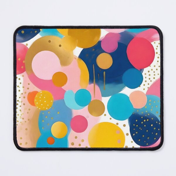 Item preview, Good Days, Fun Abstract Celebration, Happiness Enjoy Confetti Party, Celebrate Polka Dots Shapes Random Quirky, Eclectic Bohemian Contemporary designed and sold by 83oranges.com.