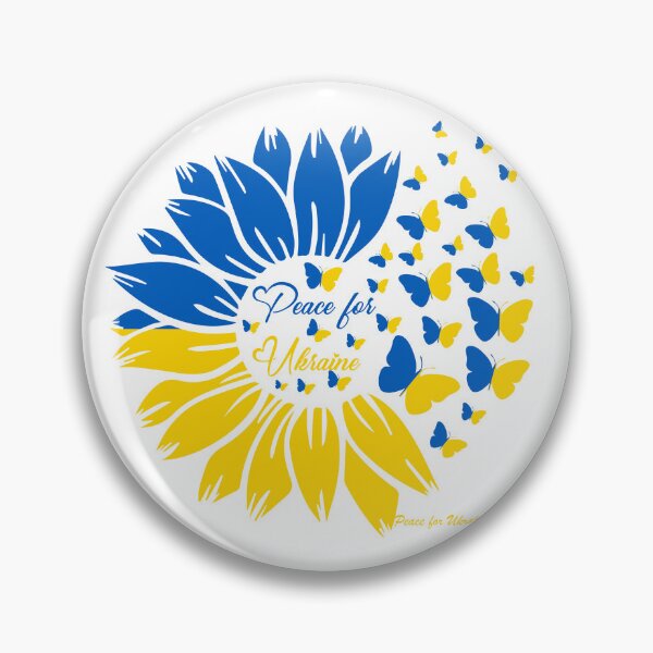 Item preview, Ukraine Peace Sunflower and Butterflies designed and sold by IBTees.