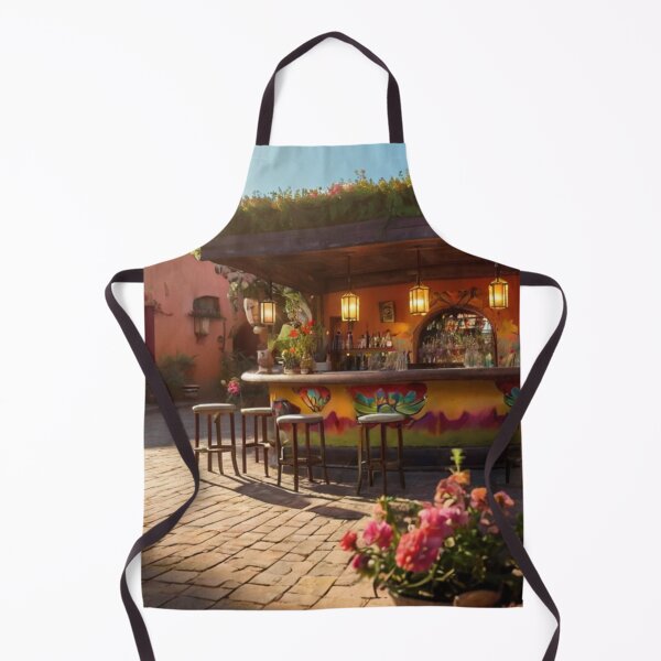 Artikelvorschau, Rustic Charm: A Cozy Mexican Bar with Flowers entworfen und verkauft von BlareBlare.
