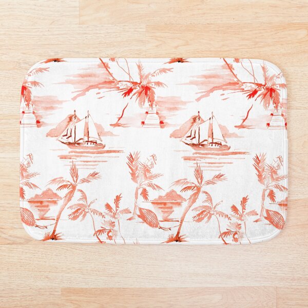 Item preview, Toile de jouy with boats designed and sold by DanielleMinkoff.