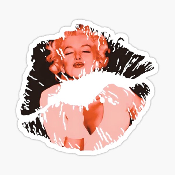 Item preview, Iconic Marilyn Monroe - Red Lips Pop Art designed and sold by Vicky021.