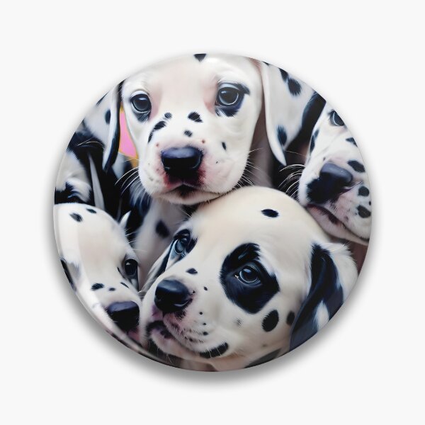 Item preview, Dalmatian Love, Cute Puppies Dogs Pets, Animals Domestic Photography Siblings, Adorable Family Polka Dots Spotted designed and sold by 83oranges.com.