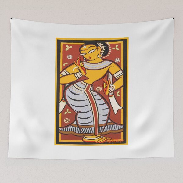 Item preview, Jamini Roy Traditional Lady Dancer designed and sold by Kathimee.