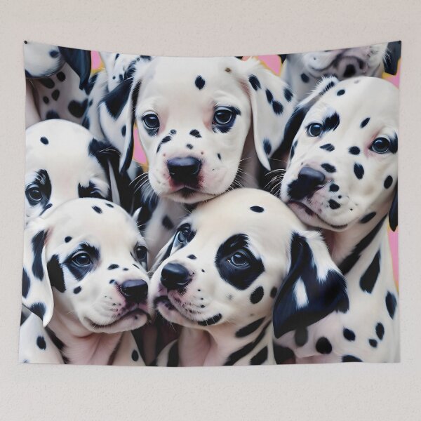 Item preview, Dalmatian Love, Cute Puppies Dogs Pets, Animals Domestic Photography Siblings, Adorable Family Polka Dots Spotted designed and sold by 83oranges.com.