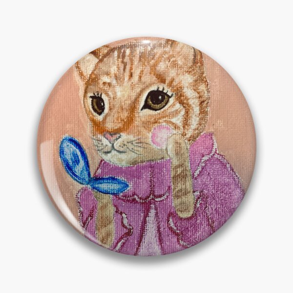 Item preview, Cute orange cat wearing makeup  designed and sold by RosaLL.