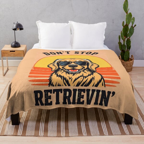 Item preview, Don't stop retrieving Happy Retriever Dog Lover Funny Quote designed and sold by svarupa.