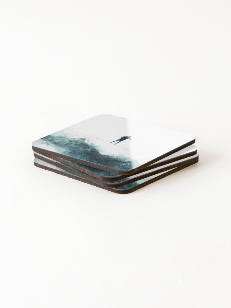 Thumbnail 4 of 5, Coasters (Set of 4), Interrupted designed and sold by RicoInStudios.