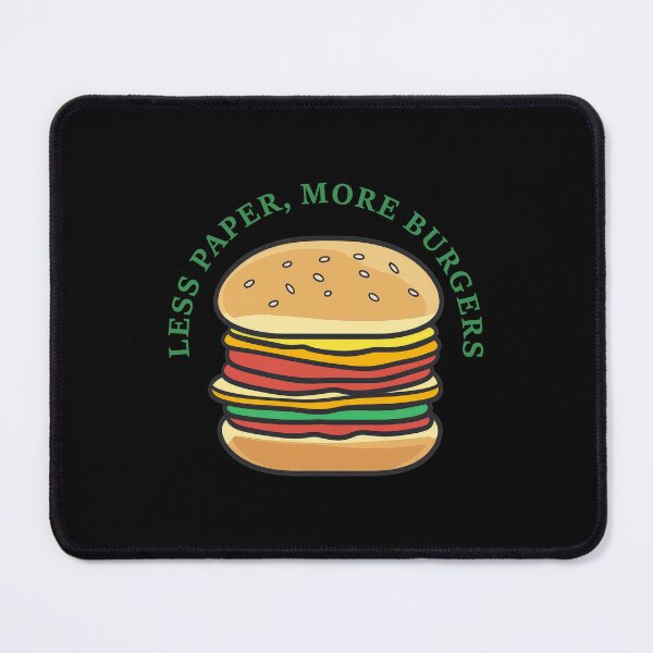 Item preview, Less Paper More Burgers Night designed and sold by FWLKIT.