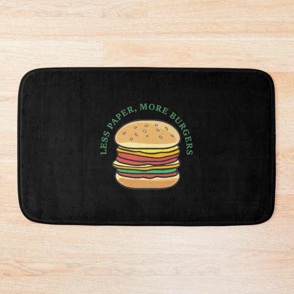 Item preview, Less Paper More Burgers Night designed and sold by FWLKIT.
