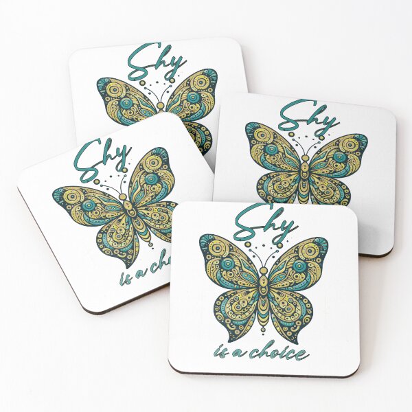 Item preview, Shy Is A Choice Butterfly Design designed and sold by busy101.