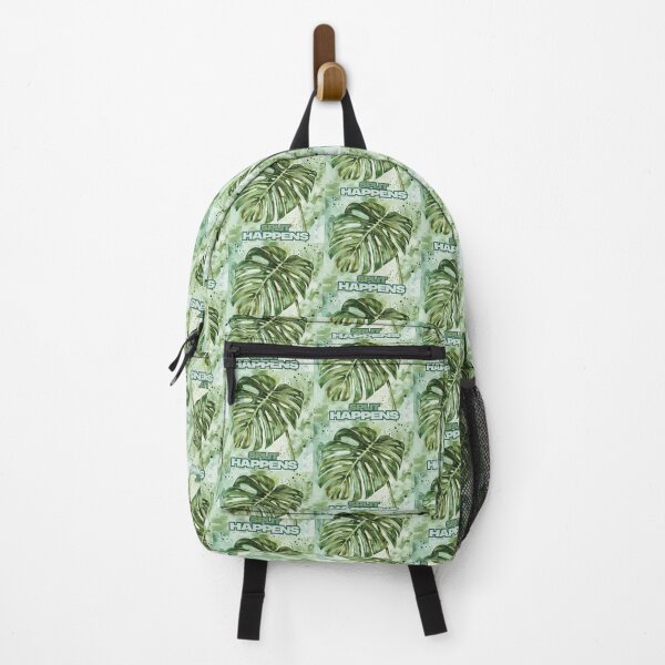 Item preview, Split Happens Vibrant Tropical Monstera Leaf Watercolor Print Colorful Jungle Plant Art designed and sold by myfavoritesm4.