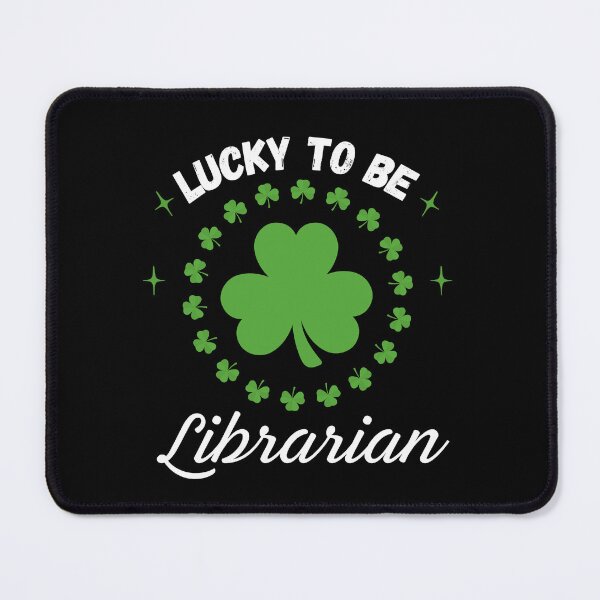 Item preview, Lucky To Be Librarian designed and sold by FestivityFinds.