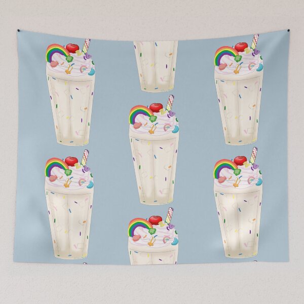 Item preview, Rainbow Birthday cake Milkshake designed and sold by PyroAshes.