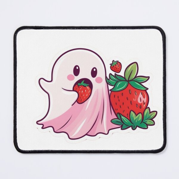 Item preview, Ghost Strawberry Sticker designed and sold by Kmezel.