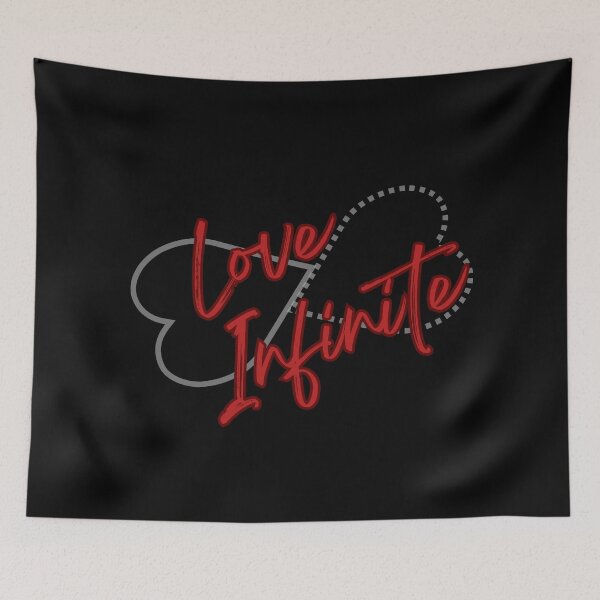 Item preview, Love Infinite grey and red designed and sold by LoveInfinite Inc..