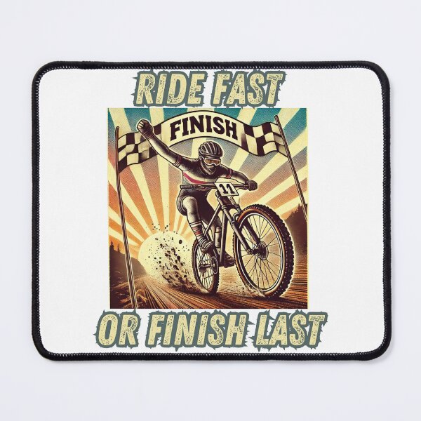 Item preview, Ride Fast or Finish Last funny T-Shirt designed and sold by RQD Designs.