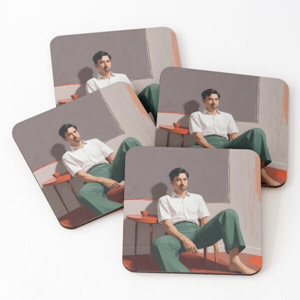 Item preview, Dolce Far Niente, The sweetness of doing nothing, man sitting idle living in the moment, slow living calm peace of mind, positivity mindset slow down designed and sold by 83oranges.com.