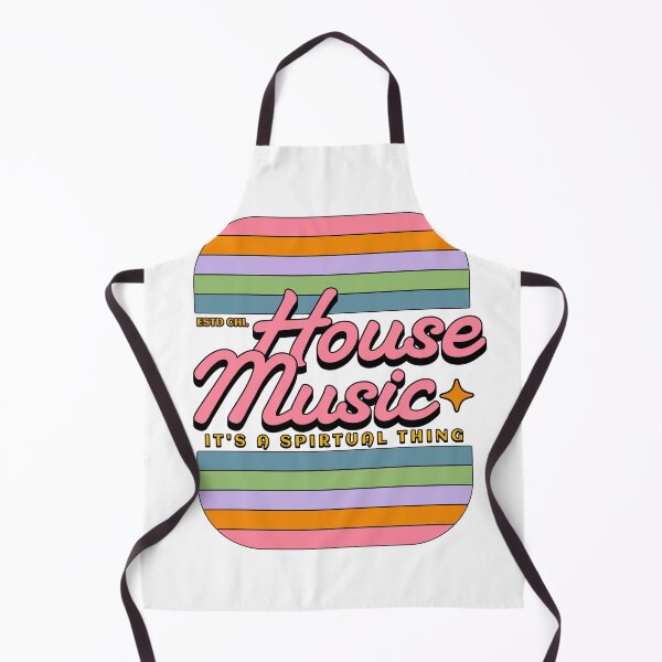 Item preview, HOUSE MUSIC - Staged Gradient Retro (pink) designed and sold by Discothreadz.