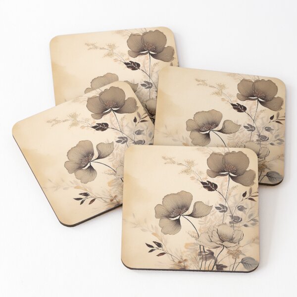 Item preview, Pressed Petals on Parchment  designed and sold by WeaveSphere.