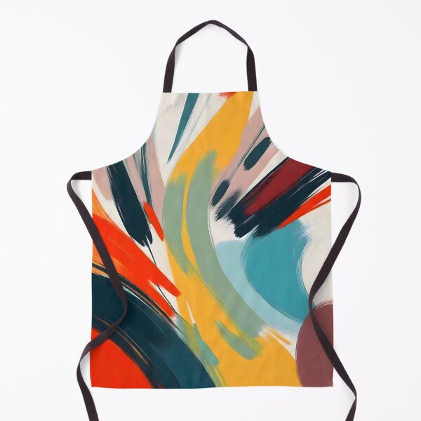 Item preview, Painted Deliciousness, Spring Colorful Eclectic Bohemian Abstract, Brush Strokes Contemporary Modern Art designed and sold by 83oranges.com.