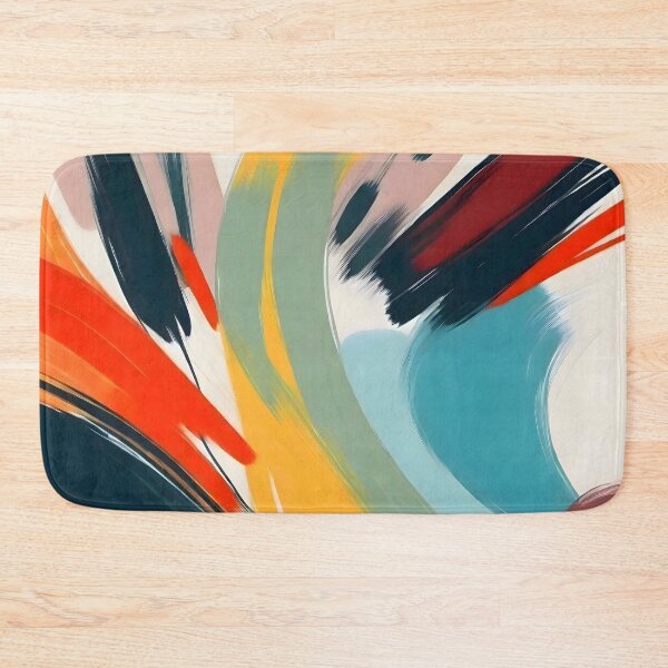 Item preview, Painted Deliciousness, Spring Colorful Eclectic Bohemian Abstract, Brush Strokes Contemporary Modern Art designed and sold by 83oranges.com.