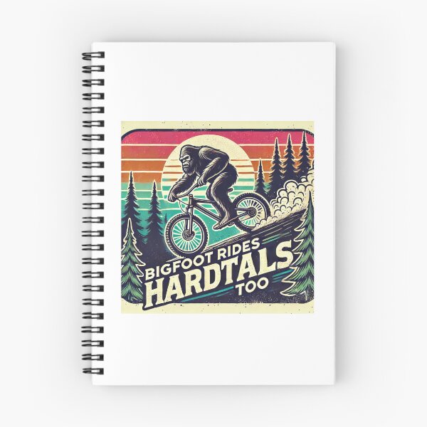 Item preview, Bigfoot Rides Hardtails Too Funny Mountain Bike Racer T-Shirt designed and sold by RQD Designs.