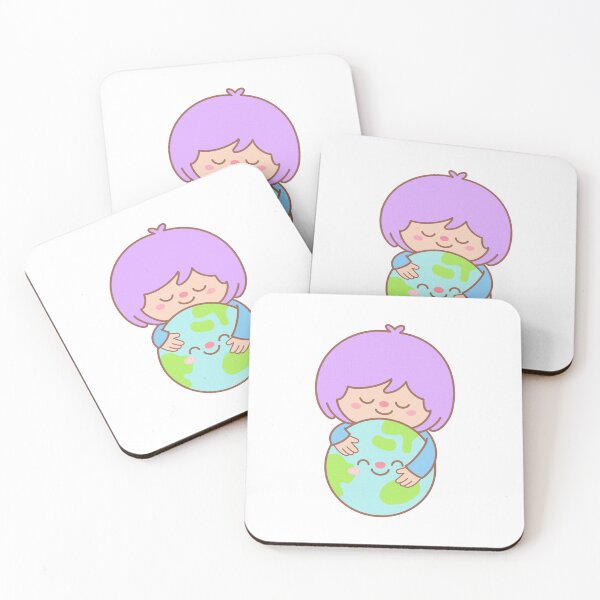Item preview, Girl Hug Globe Character World Earth Day designed and sold by nuchz.