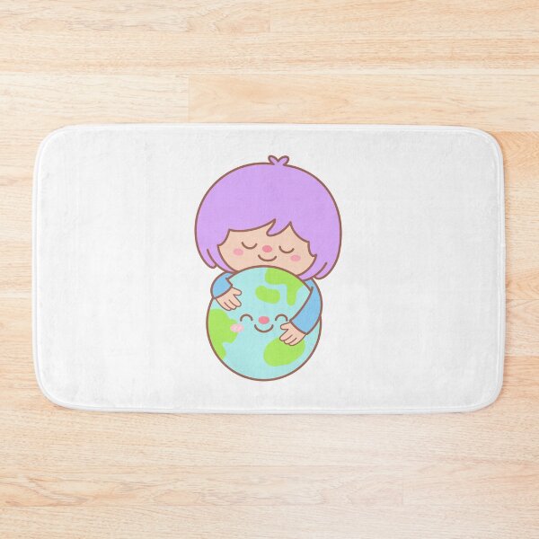 Item preview, Girl Hug Globe Character World Earth Day designed and sold by nuchz.