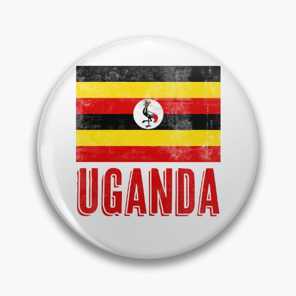 Item preview, Flag of Uganda "Grunge" Look designed and sold by KTSubz Faith & Fun Designs.