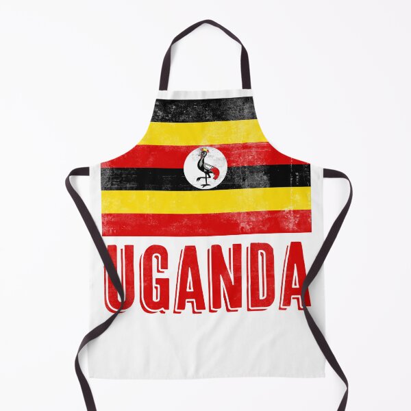 Item preview, Flag of Uganda "Grunge" Look designed and sold by KTSubz Faith & Fun Designs.
