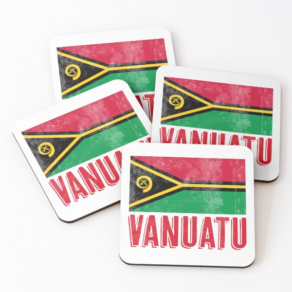Item preview, Flag of Vanuatu "Grunge" Look designed and sold by KTSubz Faith & Fun Designs.