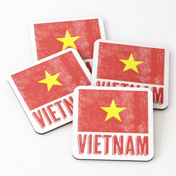 Item preview, Flag of Vietnam "Grunge" Look designed and sold by KTSubz Faith & Fun Designs.