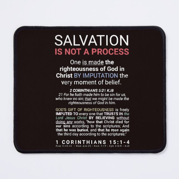 Item preview, Saved By Grace Through Faith Made Righteous In Christ 1 Cor 15 designed and sold by teenugs.