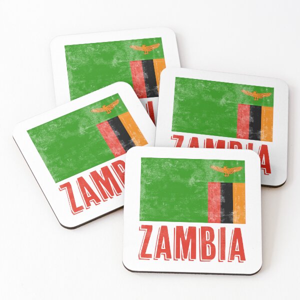 Item preview, Flag of Zambia "Grunge" Look designed and sold by KTSubz Faith & Fun Designs.
