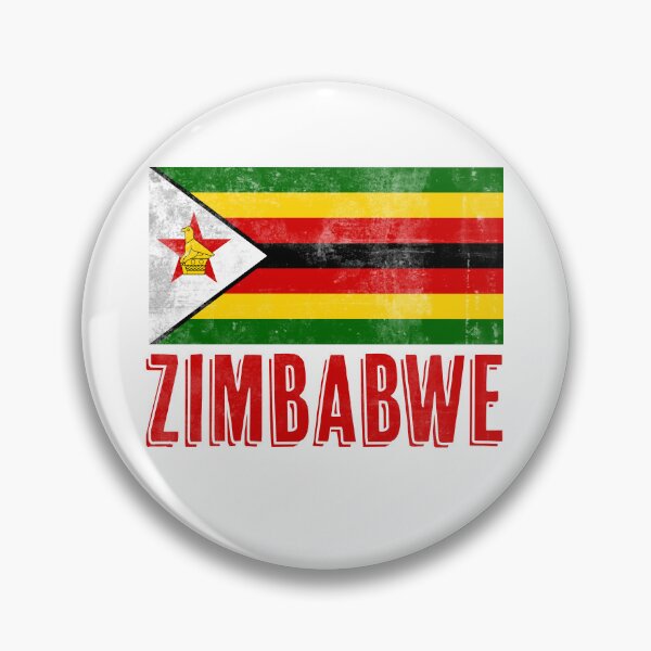 Item preview, Flag of Zimbabwe "Grunge" Look designed and sold by KTSubz Faith & Fun Designs.