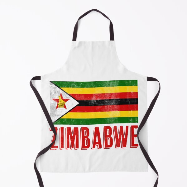 Item preview, Flag of Zimbabwe "Grunge" Look designed and sold by KTSubz Faith & Fun Designs.