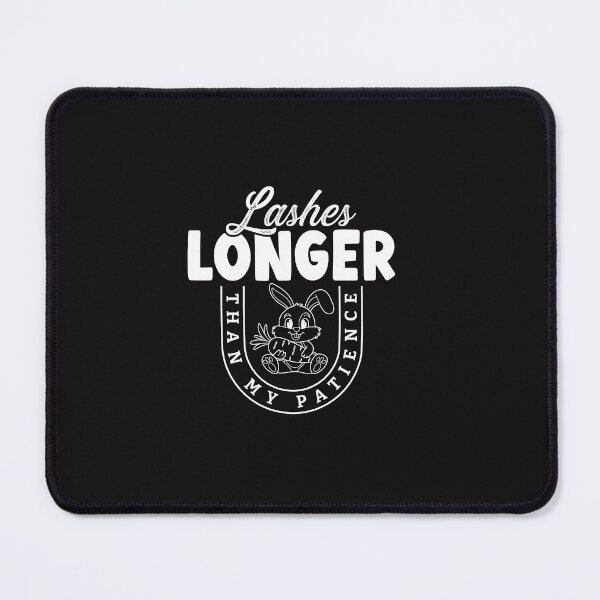 Item preview, Lashes Longer Than My Patience | Lash Tech T-Shirt SVG designed and sold by mahsanart.