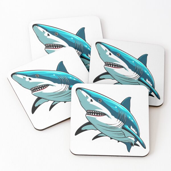 Item preview, Oceanic White tip Shark Sticker designed and sold by Kmezel.