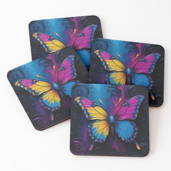 Item preview, The multicoloured butterfly designed and sold by VidyoeDesigns67.