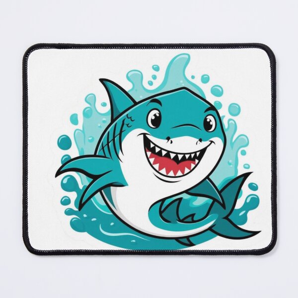 Item preview, Smiling Oceanic White Shark Sticker designed and sold by Kmezel.