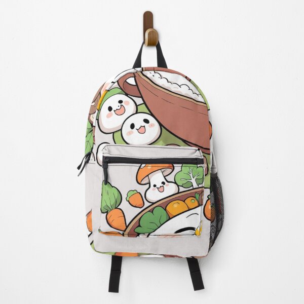 Item preview, Cute Kawaii Bibimbap - Happy Korean Food Illustration designed and sold by Nadia-joy.