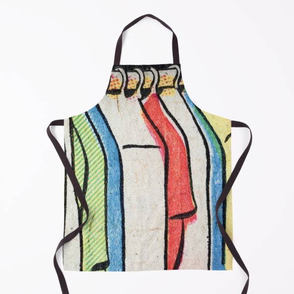 Item preview, Colorful Clothes on Hangers - Artistic Illustration designed and sold by Wiredart.